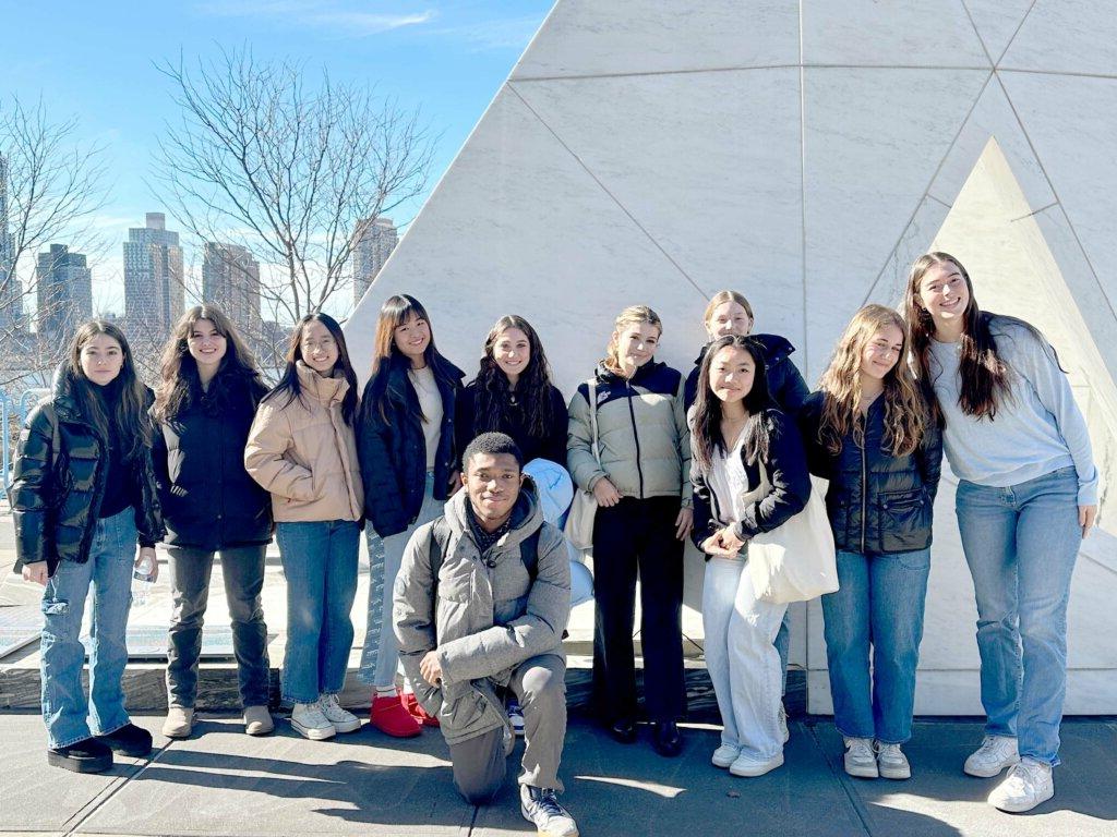 Poly students attend International Day of Women 和 Girls in 科学 Assembly at the UN